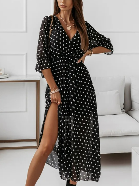 Vintage V Neck Geometric beach loosen Short Sleeve Woven Dress, Black, Dresses
Vintage V Neck Geometric beach loosen Short Sleeve Woven Dress, Black, Dresses