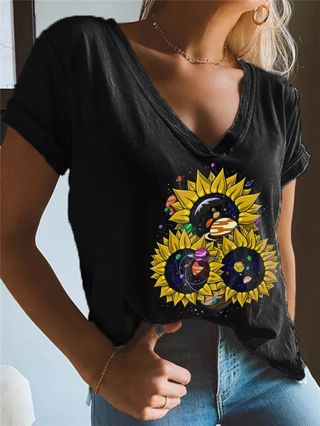 The Earth Day Printed Vacation Casual V Neck Short Sleeve T-Shirt, Black, T-Shirts
The Earth Day Printed Vacation Casual V Neck Short Sleeve T-Shirt, Black, T-Shirts