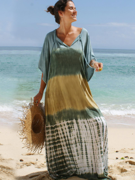 vacation loosen Notched Tie Dye Boho Short Sleeve Woven Dress, As picture, swimwear>>Boho Dresses
vacation loosen Notched Tie Dye Boho Short Sleeve Woven Dress, As picture, swimwear>>Boho Dresses