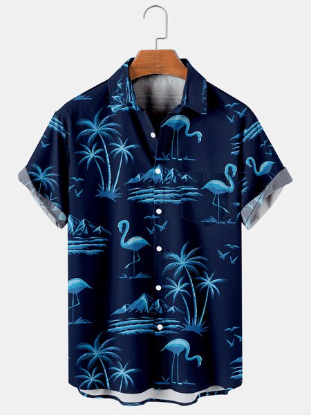 Men's Printed Casual Breathable Hawaiian Short Sleeve Shirt, Black, Men's Floral shirt
Men's Printed Casual Breathable Hawaiian Short Sleeve Shirt, Black, Men's Floral shirt
