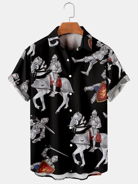 Men's War Peace Print Loose Short Sleeve Hawaiian Shirt, As picture, Men's Floral shirt
Men's War Peace Print Loose Short Sleeve Hawaiian Shirt, As picture, Men's Floral shirt