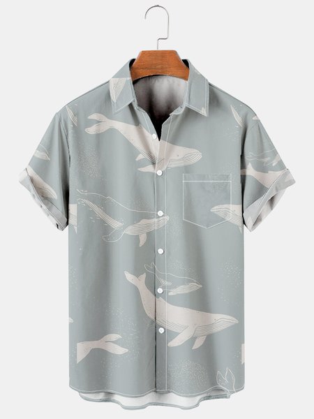 Men's Printed Casual Breathable Hawaiian Short Sleeve Shirt, As picture, Men's Floral shirt
Men's Printed Casual Breathable Hawaiian Short Sleeve Shirt, As picture, Men's Floral shirt