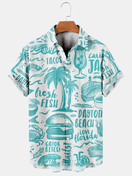 Men's Printed Casual Breathable Hawaiian Short Sleeve Shirt, As picture, Men's Floral shirt
Men's Printed Casual Breathable Hawaiian Short Sleeve Shirt, As picture, Men's Floral shirt
