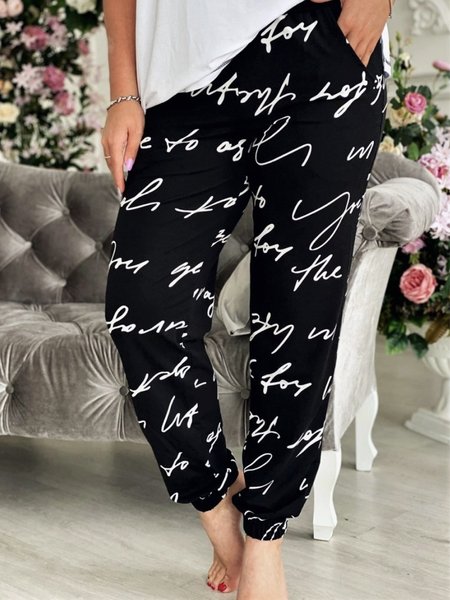 Mother's Day Theme Letter Print Spring New Explosive Ladies Knit Trousers, Multicolor, Pants
Mother's Day Theme Letter Print Spring New Explosive Ladies Knit Trousers, Multicolor, Pants