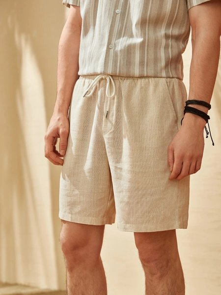 Cotton Linen Style American Casual Basic Versatile Linen Shorts, As picture, Shorts
Cotton Linen Style American Casual Basic Versatile Linen Shorts, As picture, Shorts