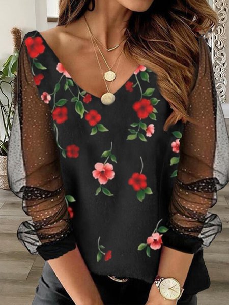 Mother's Day Themed Floral Print Spring New Hot Women's Tops, Multicolor, Long sleeve tops
Mother's Day Themed Floral Print Spring New Hot Women's Tops, Multicolor, Long sleeve tops