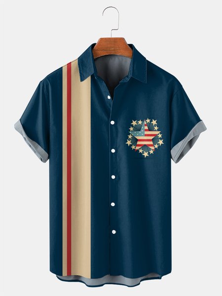 Independence Day Graphic Men's Casual Short Sleeve Shirt, Blue, Men's Floral shirt
Independence Day Graphic Men's Casual Short Sleeve Shirt, Blue, Men's Floral shirt