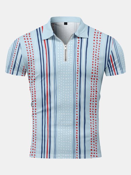 Leisure-style Festive Collection Independence Day Lapel Short Sleeve Polo Print Top, Light blue, Men's t-shirts
Leisure-style Festive Collection Independence Day Lapel Short Sleeve Polo Print Top, Light blue, Men's t-shirts