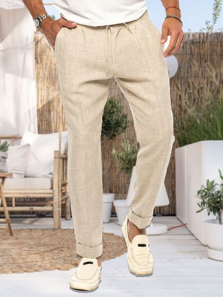 Cotton And linen Style American Casual Basic Wild linen Trousers, As picture, Pants
Cotton And linen Style American Casual Basic Wild linen Trousers, As picture, Pants