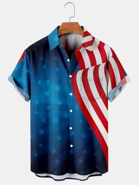 Men's Casual Short Sleeve Hawaiian Shirt with Chest Pocket, Blue, Men's Floral shirt
Men's Casual Short Sleeve Hawaiian Shirt with Chest Pocket, Blue, Men's Floral shirt