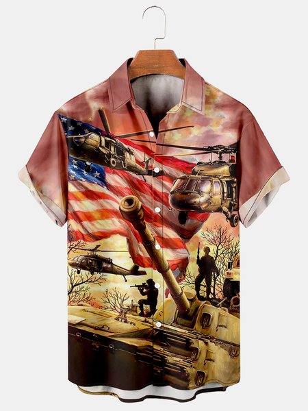 Men's Independence Day Print Casual Breathable Short Sleeve Shirt, As picture, Men's Floral shirt
Men's Independence Day Print Casual Breathable Short Sleeve Shirt, As picture, Men's Floral shirt