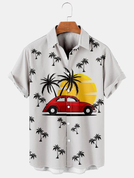 Mens Hawaiian Leaves Print Lapel Loose Chest Pockets Short Sleeve Funky Aloha Shirts, As picture, Men's Floral shirt
Mens Hawaiian Leaves Print Lapel Loose Chest Pockets Short Sleeve Funky Aloha Shirts, As picture, Men's Floral shirt