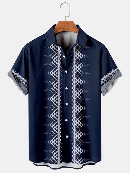 Mens Renaissance Vintage Textured Print Casual Breathable Short Sleeve Shirt, Blue, Men's Floral shirt
Mens Renaissance Vintage Textured Print Casual Breathable Short Sleeve Shirt, Blue, Men's Floral shirt