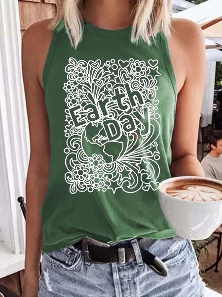Earth Environmental Protection Loosen Crew Neck Knit Tank, Green, Tanks & Camis
Earth Environmental Protection Loosen Crew Neck Knit Tank, Green, Tanks & Camis