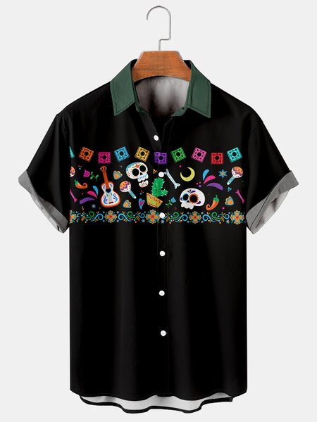 Men's Cinco de Mayo Printed Casual Breathable Short Sleeve Shirt, As picture, Men's Floral shirt
Men's Cinco de Mayo Printed Casual Breathable Short Sleeve Shirt, As picture, Men's Floral shirt