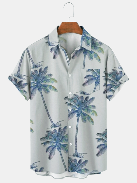 Cotton Linen Style Botanical Coconut Tree Print Casual Versatile Linen Shirt, As picture, Men's Floral shirt
Cotton Linen Style Botanical Coconut Tree Print Casual Versatile Linen Shirt, As picture, Men's Floral shirt