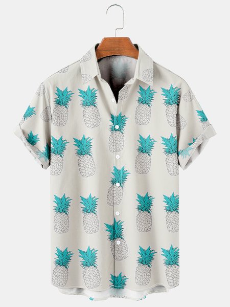 Mens Hawaiian Leaves Print Lapel Loose Chest Pockets Short Sleeve Funky Aloha Shirts, As picture, Men's Floral shirt
Mens Hawaiian Leaves Print Lapel Loose Chest Pockets Short Sleeve Funky Aloha Shirts, As picture, Men's Floral shirt