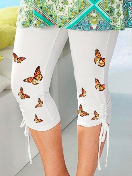 Casual Butterfly Print Explosive Comfortable Ladies Shorts Leggings Leggings, Multicolor, Pants
Casual Butterfly Print Explosive Comfortable Ladies Shorts Leggings Leggings, Multicolor, Pants