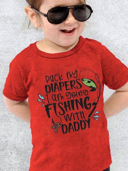 Pack my Diapers I am Going Fishing with Dad Cute Fishing Cotton Sweet Kids T-Shirts, Red, Kids
Pack my Diapers I am Going Fishing with Dad Cute Fishing Cotton Sweet Kids T-Shirts, Red, Kids