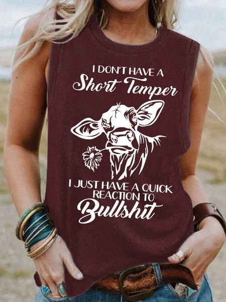 Sarcastic funny I Don't Have A Short Temper Quick Reaction To Bullshit Casual Famer Knit Tank, Wine red, Tank Tops
Sarcastic funny I Don't Have A Short Temper Quick Reaction To Bullshit Casual Famer Knit Tank, Wine red, Tank Tops
