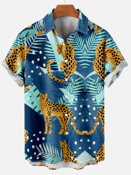 Men’s Casual Short Sleeve Tiger Print Hawaiian Shirt, As picture, Short Sleeves Shirts
Men’s Casual Short Sleeve Tiger Print Hawaiian Shirt, As picture, Short Sleeves Shirts