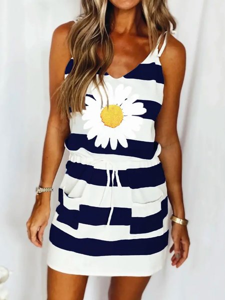 Striped Floral Print Designer Trendy Women's Knit Dress, Multicolor, Dresses
Striped Floral Print Designer Trendy Women's Knit Dress, Multicolor, Dresses