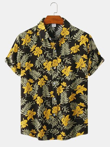 Men's Cotton Linen Plant Floral Comfortable Short Sleeve Shir, As picture, Blouses&Shirts
Men's Cotton Linen Plant Floral Comfortable Short Sleeve Shir, As picture, Blouses&Shirts