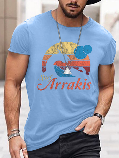 Casual Style Surf Graphic Letter Print Men's Short Sleeve T-Shirt, Blue, T-Shirts
Casual Style Surf Graphic Letter Print Men's Short Sleeve T-Shirt, Blue, T-Shirts