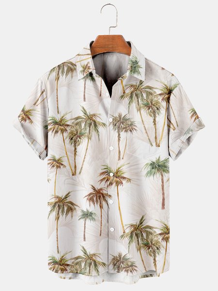 Men's Coconut Tree Casual Breathable Short Sleeve Hawaiian Shirt with Chest Pocket, White, Men's Floral shirt
Men's Coconut Tree Casual Breathable Short Sleeve Hawaiian Shirt with Chest Pocket, White, Men's Floral shirt