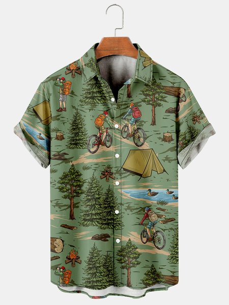 Men's Outdoor Series Casual Breathable Short Sleeve Hawaiian Shirt, Green, Men's Floral shirt
Men's Outdoor Series Casual Breathable Short Sleeve Hawaiian Shirt, Green, Men's Floral shirt