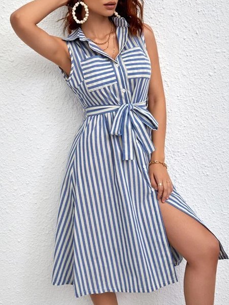 Button pocket stripe Navy style fake a-hem dress midi Plus Size, Blue, Dresses
Button pocket stripe Navy style fake a-hem dress midi Plus Size, Blue, Dresses