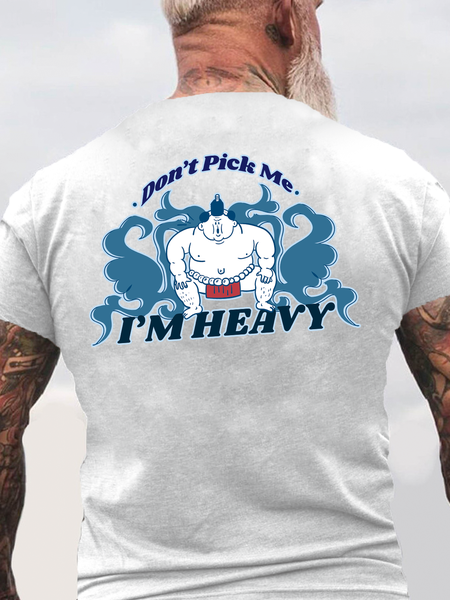Don‘t Pick Me I am Heavy Japanese Sumo Basics Short Sleeve T-Shirt, White, T-shirts
Don‘t Pick Me I am Heavy Japanese Sumo Basics Short Sleeve T-Shirt, White, T-shirts