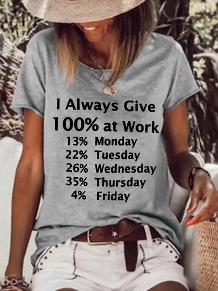 Women's Forget The Dogs Crew Neck Short Sleeve T-Shirt, Gray, T-shirts