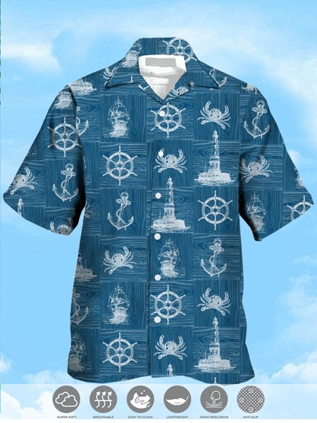 Men's Casual Vacation Breathable Short Sleeve Hawaiian Shirt, Blue, Men's Floral shirt
Men's Casual Vacation Breathable Short Sleeve Hawaiian Shirt, Blue, Men's Floral shirt