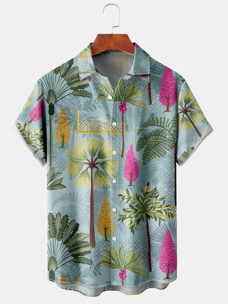 Hawaiian Graphic Men's Casual Chest Pocket Short Sleeve Shirt, Green, Men's Floral shirt
Hawaiian Graphic Men's Casual Chest Pocket Short Sleeve Shirt, Green, Men's Floral shirt
