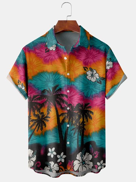 Mens nut Tree Print Lapel Loose Chest Pocket Short Sleeve Funky Hawaiian Shirts, Blue, Men's Floral shirt
Mens nut Tree Print Lapel Loose Chest Pocket Short Sleeve Funky Hawaiian Shirts, Blue, Men's Floral shirt