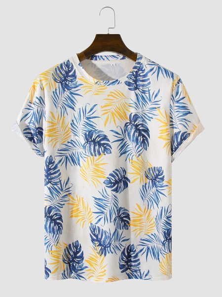 Men's Hawaiian Botanical Floral Short Sleeve T-Shirt, As picture, T-Shirts
Men's Hawaiian Botanical Floral Short Sleeve T-Shirt, As picture, T-Shirts