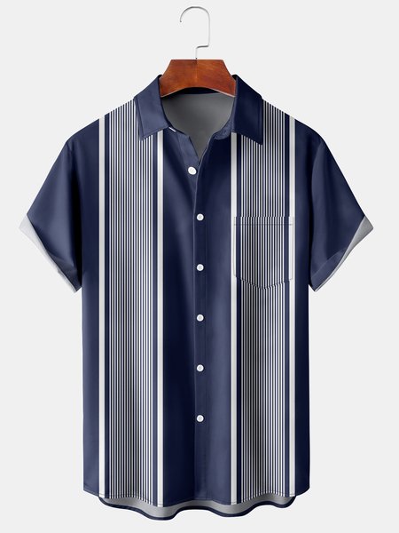 Men's Geometric Line Print Casual Breathable Short Sleeve Hawaiian Shirt, Purplish blue, Men's Floral shirt
Men's Geometric Line Print Casual Breathable Short Sleeve Hawaiian Shirt, Purplish blue, Men's Floral shirt