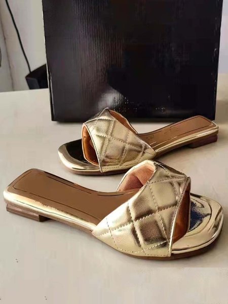 JFN Gold White Plaid Embossed Casual Slippers, Golden, Women Shoes>>Women's Shoes>>Women sandals Slippers
JFN Gold White Plaid Embossed Casual Slippers, Golden, Women Shoes>>Women's Shoes>>Women sandals Slippers