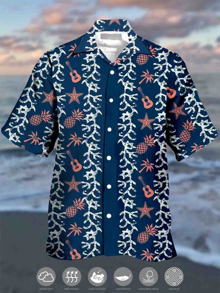 Men's Coconut Tree Print Casual Moisture Absorbent Breathable Fabric Hawaiian Short Sleeve Shirt, Royal blue, Men's Floral shirt
Men's Coconut Tree Print Casual Moisture Absorbent Breathable Fabric Hawaiian Short Sleeve Shirt, Royal blue, Men's Floral shirt