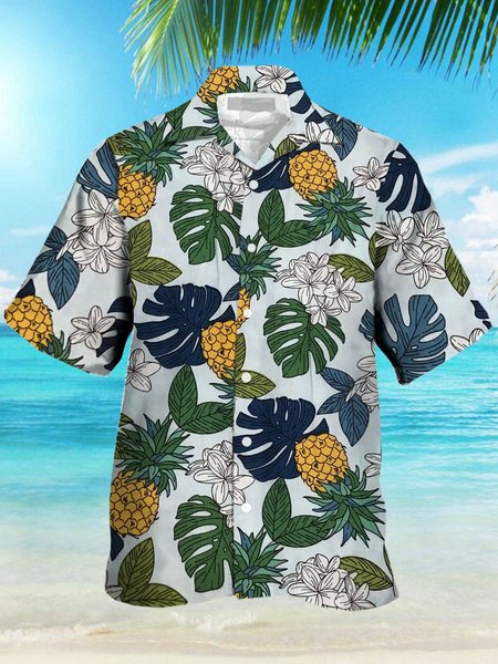 Men's Printed Casual Breathable Short Sleeve Hawaiian Shirt, Yellow, Men's Floral shirt
Men's Printed Casual Breathable Short Sleeve Hawaiian Shirt, Yellow, Men's Floral shirt