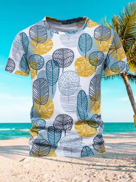 Men's Hawaiian Botanical Floral Short Sleeve T-Shirt, As picture, T-Shirts
Men's Hawaiian Botanical Floral Short Sleeve T-Shirt, As picture, T-Shirts