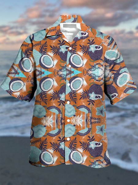 Men's Drink Print Casual Moisture Absorbent Breathable Fabric Hawaiian Short Sleeve Shirt, Blue, Men's Floral shirt
Men's Drink Print Casual Moisture Absorbent Breathable Fabric Hawaiian Short Sleeve Shirt, Blue, Men's Floral shirt