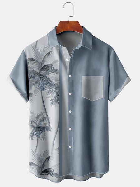 Mens Coconut Tree Casual Short Sleeve Shirt Hawaiian Top, Grey-blue, Short Sleeve Shirts
Mens Coconut Tree Casual Short Sleeve Shirt Hawaiian Top, Grey-blue, Short Sleeve Shirts