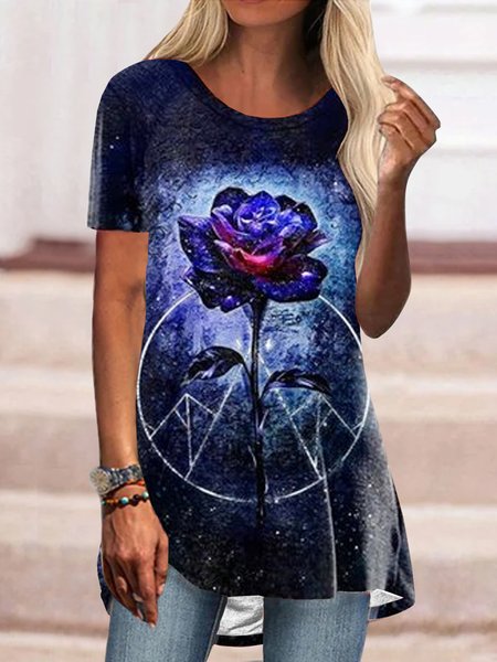 Loose holiday flame rose gradient top T-shirt tunic Plus Size, Multicolor, T-Shirts
Loose holiday flame rose gradient top T-shirt tunic Plus Size, Multicolor, T-Shirts