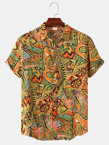 Men's Cotton Linen Geometric Comfortable Short Sleeve Shirt, As picture, Shirts & Blouse
Men's Cotton Linen Geometric Comfortable Short Sleeve Shirt, As picture, Shirts & Blouse