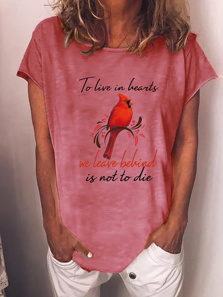 Cardinals To Live In Hearts We Leave Behind Is Not To Die Letter Sweet Short Sleeve T-Shirt, Pink, T-shirts
Cardinals To Live In Hearts We Leave Behind Is Not To Die Letter Sweet Short Sleeve T-Shirt, Pink, T-shirts