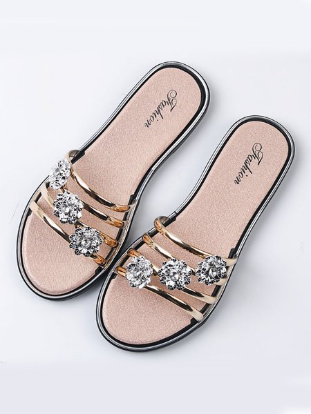 JFN Women's Summer Fashion Flower Beach Shoes Sandals Flat Casual Flip Flop, Champagne, Sandals
JFN Women's Summer Fashion Flower Beach Shoes Sandals Flat Casual Flip Flop, Champagne, Sandals