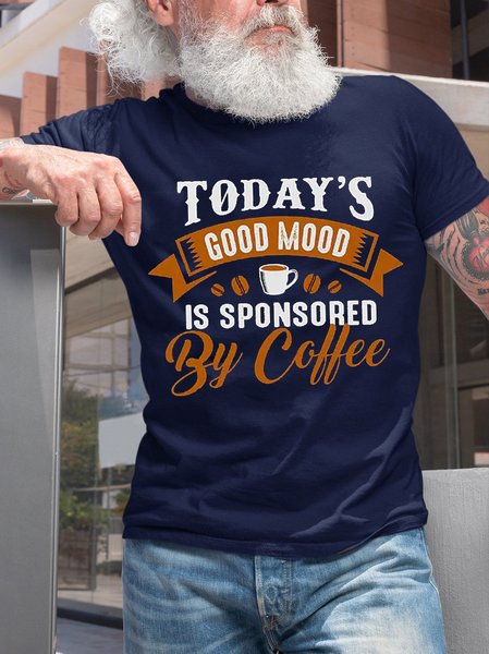 Men's Coffee Crew Neck Letter Casual Short Sleeve T-Shirt, Purplish blue, T-shirts
Men's Coffee Crew Neck Letter Casual Short Sleeve T-Shirt, Purplish blue, T-shirts