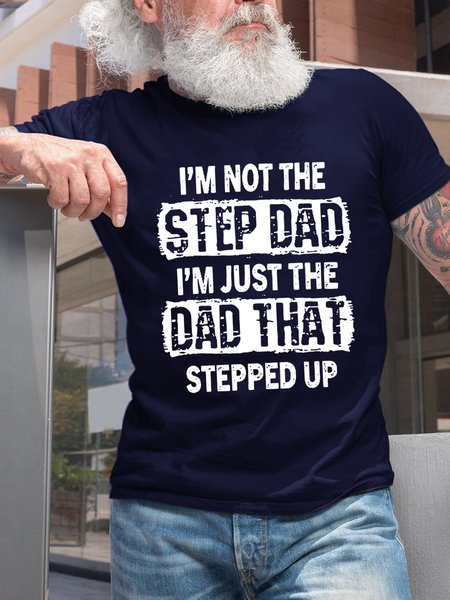I’m not the step Dad i’m just the Dad that stepped up Short Sleeve Crew Neck Cotton Short Sleeve T-Shirt, Dark blue, T-shirts
I’m not the step Dad i’m just the Dad that stepped up Short Sleeve Crew Neck Cotton Short Sleeve T-Shirt, Dark blue, T-shirts